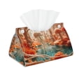 thumbnail image 1 of Salouo Fantasy Underwater Jellyfish Pattern Long Tissue Box Cover Rectangular–Plus Size Tissue Box Holder Modern LeatheLarge Tissue Holder for Bathroom Car & Office Decor, 1 of 7