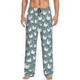 thumbnail image 1 of Salouo Farm Birds Print Pajama Pants for Men, Lounge Pants Elastic Waistband Casual Men's sleepwear Loungewear Sleep Pajama Pant -XX-Large, 1 of 7
