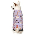 thumbnail image 1 of Salouo Fashionable Cats Pattern Small Dog Hoodie Sweatshirts Dog Clothes Coat Clothing Puppy Sweater Outfit Pullover Pet Winter Coat Sweater Outfit-Large, 1 of 7