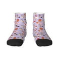 thumbnail image 1 of Salouo Fashionable Cats Pattern Unisex Middle Tube Socks,Middle-Finger Knee High Socks Over The Calf Tube Stocking Crew Stockings for Women and Men Tube Socks, 1 of 8