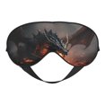 thumbnail image 1 of Salouo Fiery Black Dragon Attack Pattern Sleep Mask,Sleep Eye Mask & Blindfold Eye Sleep Shade Cover with Elastic Strap Soft Eye Cover Eyeshade for Night Sleeping Travel & Nap, 1 of 7