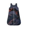 Salouo Fire Breathing Dragon Twilight Print Baby Sleep Sack Wearable
