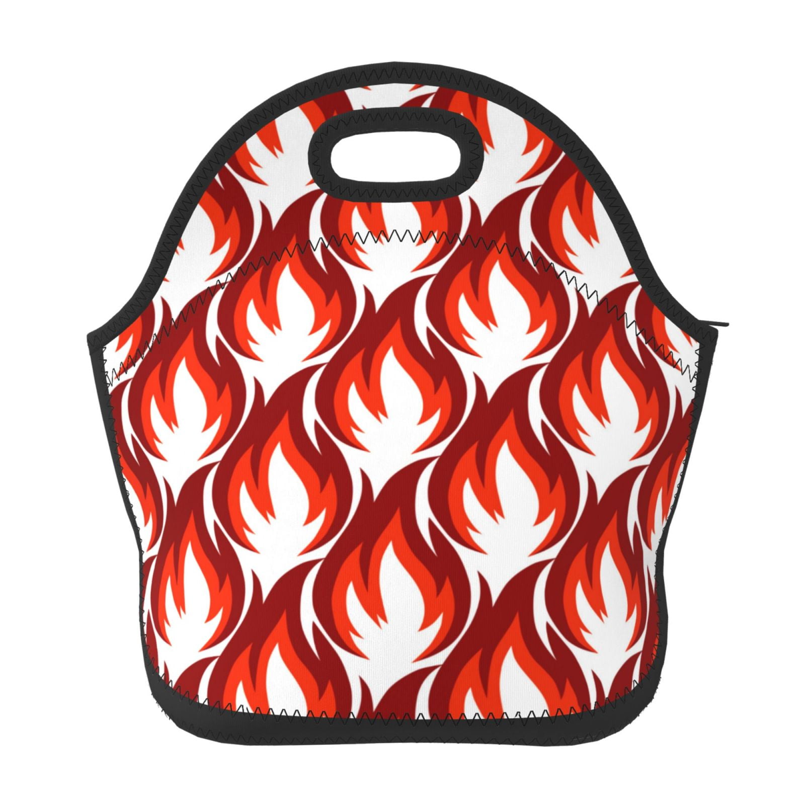 Salouo Fire Symbols for Lunch Tote,Lunch Bag Insulated Lunch Box