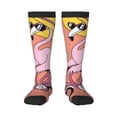 thumbnail image 1 of Salouo Flamingo Riding a Bicycle Print Women's Men's Ankle Socks 1-pack Casual Athletic Socks for Unisex Adult Moisture-Wicking Socks for Daily Wear/Running/Sport, 1 of 8