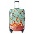 thumbnail image 1 of Salouo Floating Colorful Cereal Pattern Travel Dust-proof Suitcase Cover, Softside Suitcase Protector Luggage Cover Protector for 18-32inch ,Not Included Suitcase, 1 of 8