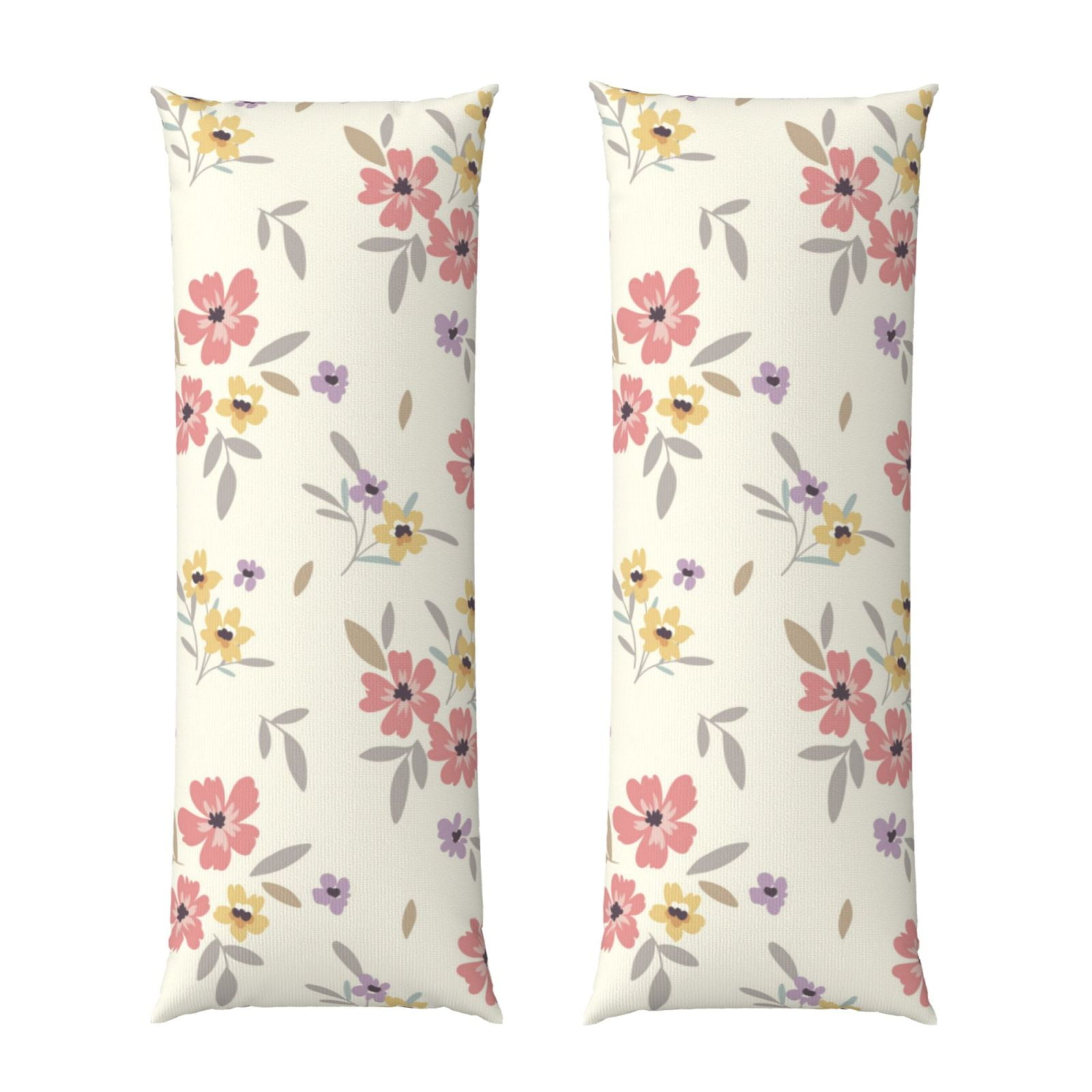 Salouo Floral Prattern Long Body Pillowcase,1 PCS Pillow Cover