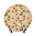thumbnail image 1 of Salouo Floral Strawberr Pattern Bone China Decorative Plate,Holiday Decor Decorative Ceramic Plates with Stand Elegant Home DéCor for Hallway/Living Room/Bedroom-10in, 1 of 6