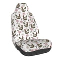 thumbnail image 1 of Salouo Flowe Rooster Print Automotive Seat Covers, Universal Fit Anti-Slip Bucket Seat Protector for Cars,Vehicle Seat Protector for Front Seats, 1 of 5