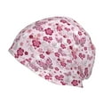 thumbnail image 1 of Salouo Flower Butterfly Print Unisex Beanie Hat,Knitted Baggy Skull Cap Winter Warm Hats Beanie Sleep Hats Cancer Headwear Caps for Women & Men 1 Pieces, 1 of 7