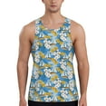 thumbnail image 1 of Salouo Flower and Sail Boat for Men's Tank Tops,Sleeveless Muscle Shirts for Men Quick Dry Workout Tank Top Gym Muscle Tee Fitness Bodybuilding Sleeveless T Shirt-X-Large, 1 of 7
