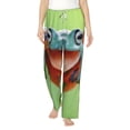thumbnail image 1 of Salouo Flying Frog On Branch Print Women's Pajama Pants Casual Loose Sweatpants PJs Flowy Pants Drawstring Palazzo for Women Wide Leg Pants Lounge Pajama -X-Large, 1 of 8