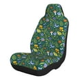 Salouo Forest Flora And Fauna Pattern Car Seat Covers,Universal Car