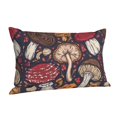 thumbnail image 1 of Salouo Forest Wild Mushroom Pattern Pillow Cases,1PC Pillow Covers with Envelope Closure Decorative Pillow Case for Bed Couch,Pillows Not Included-14"x20", 1 of 6