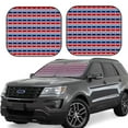 thumbnail image 1 of Salouo Fourth Of July Pattern Car Windshield Sun Shade Foldable | Front Windshield Shade for Sun, Heat and UV Rays | Interior Sun Protection-Large, 1 of 6