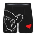 thumbnail image 1 of Salouo French Bulldog Pattern Men's Boxer Briefs, Soft & Breathable Underwear Elastic Waistband Briefs for Men,1-Pack, 1 of 7