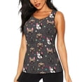 thumbnail image 1 of Salouo French Bulldogs Pattern Workout Tank Tops for Women,Gym Exercise Sleeveless Running Loose Athletic Top Fit Yoga Tops Active Shirts-Small, 1 of 7