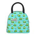 thumbnail image 1 of Salouo Frogs And Aquatic Plants for Insulated Lunch Bag for Women/Men - Leakproof Cooler Tote Bag Organizer - Reusable Lunch Box for Office Picnic Hiking Beach-One Size, 1 of 6