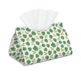 thumbnail image 1 of Salouo Frogs And Tropical Leaves Pattern Long Tissue Box Cover Rectangular–Plus Size Tissue Box Holder Modern LeatheLarge Tissue Holder for Bathroom Car & Office Decor, 1 of 7