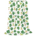 thumbnail image 1 of Salouo Frogs And Tropical Leaves Print Bed Blankets,Flannel Blanket Comfortable Air Conditioning Blanket Lightweight Blanket for Sofa Bed Travel & Couch -60"x50", 1 of 8