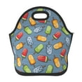Salouo Fruit Ice Cream for Lunch Tote,Lunch Bag Insulated Lunch Box