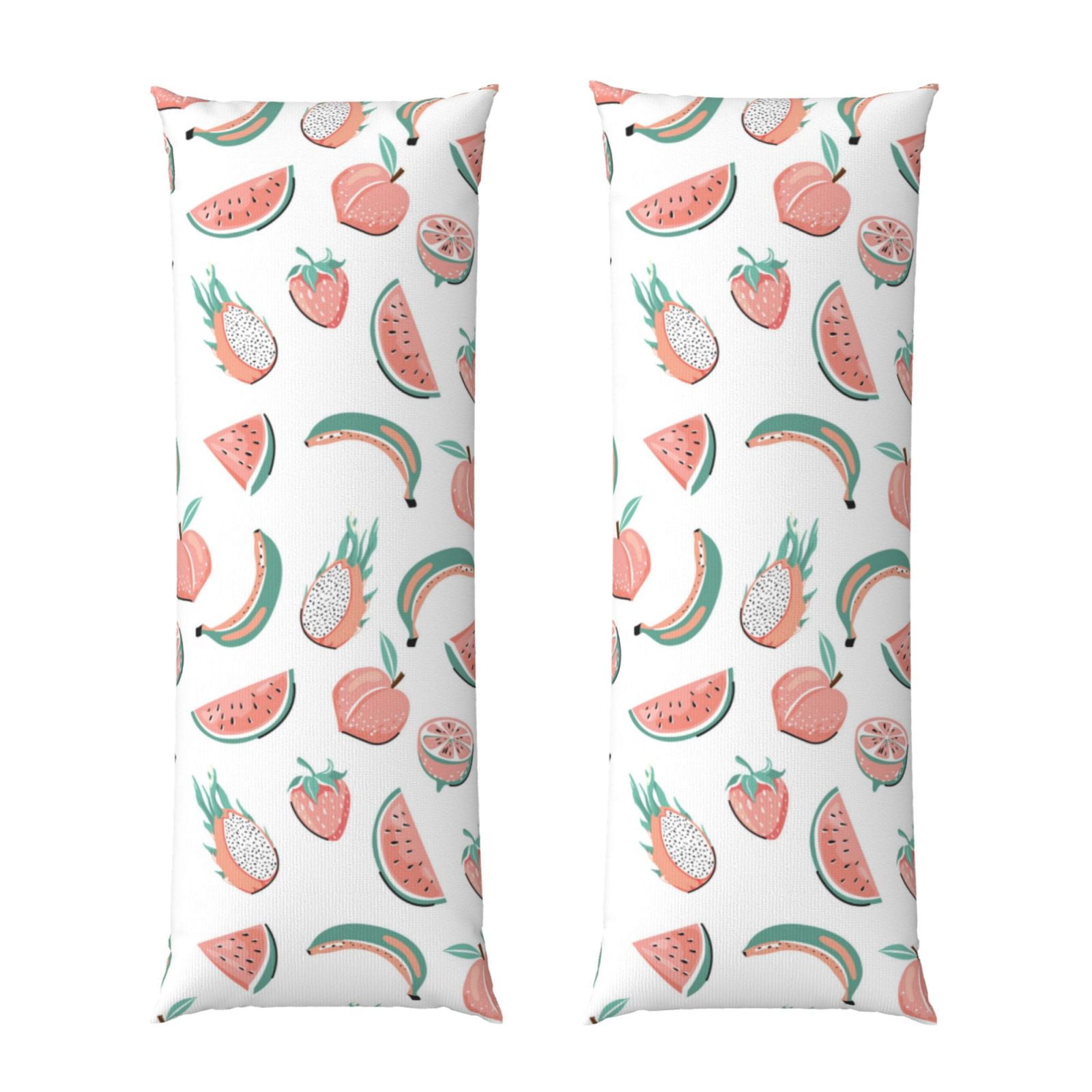 Salouo Fruit Prattern Long Body Pillowcase,1 PCS Pillow Cover