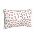 thumbnail image 1 of Salouo Fruit Print Print Pillow Case Cover,Wrinkle-Free Bed Pillow Cover Pack of 1 Home Decor Fade-Resistant and Stain-Resistant ,Pillows Not Included -16"x24", 1 of 8