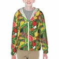 Salouo Fruits Vegetables And Berries for Teen's Sun Protection Jacket