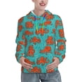 thumbnail image 1 of Salouo Fun Octopus Pattern Hoodie Sweatshirts for Women, Autumn Pullover Hoodie Workout Sweat Women's Long Sleeve Preppy Sweatshirts-XX-Large, 1 of 7