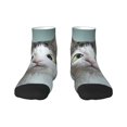 thumbnail image 1 of Salouo Funny Cat Pattern Unisex Middle Tube Socks,Middle-Finger Knee High Socks Over The Calf Tube Stocking Crew Stockings for Women and Men Tube Socks, 1 of 8
