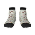 thumbnail image 1 of Salouo Funny Cat White Pattern Unisex Middle Tube Socks,Middle-Finger Knee High Socks Over The Calf Tube Stocking Crew Stockings for Women and Men Tube Socks, 1 of 8