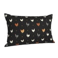 thumbnail image 1 of Salouo Funny Chicken Pattern Pillow Cases,1PC Pillow Covers with Envelope Closure Decorative Pillow Case for Bed Couch,Pillows Not Included-20"x30", 1 of 6