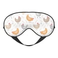 thumbnail image 1 of Salouo Funny Chicken Pattern Sleep Mask,Sleep Eye Mask & Blindfold Eye Sleep Shade Cover with Elastic Strap Soft Eye Cover Eyeshade for Night Sleeping Travel & Nap, 1 of 7