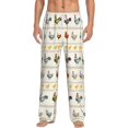 thumbnail image 1 of Salouo Funny Chicken Print Pajama Pants for Men, Lounge Pants Elastic Waistband Casual Men's sleepwear Loungewear Sleep Pajama Pant -Small, 1 of 7