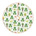 thumbnail image 1 of Salouo Funny Toad Christmas Tree Skirt 36" Farmhouse Christmas Decorations Snowman Xmas Tree Skirt Tree Mat for Holiday Party Decor, 1 of 8