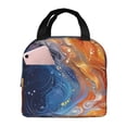 thumbnail image 1 of Salouo Galactic Dog Swirls Art for Unisex Lunch Bag Leakproof Lunch Tote Large Capacity Reusable Insulated Lunch Box Cooler Lunch Container for Work/Office/Picnic/Travel-Black, 1 of 8