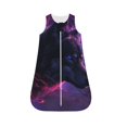 Salouo Galactic Wolf Stare Print Baby Sleep Sack Wearable Blanket for
