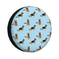 Salouo German Shepherd Dog Print Spare Tire Cover 1417 inch Spare Tire