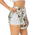 thumbnail image 1 of Salouo German Shepherd Dog Print Women's 2 in 1 Running Shorts Double-Layer Shorts Athletic Workout Gym Yoga Shorts Running Shorts for Women-Large, 1 of 7