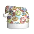 thumbnail image 1 of Salouo Glazed Donuts for Adult Christmas Hat Xmas Holiday Hat Santa Hat for Women & Men Festive Headwear Accessories Fit for Christmas/ New Year/Holiday/Party,1PC, 1 of 6
