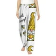 thumbnail image 1 of Salouo Gnome Sweet Honey Print Women's Pajama Pants Casual Loose Sweatpants PJs Flowy Pants Drawstring Palazzo for Women Wide Leg Pants Lounge Pajama -Medium, 1 of 8