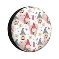 Salouo Gnome With Love Letter Print Spare Tire Cover 1417 inch Spare