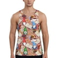 thumbnail image 1 of Salouo Gnomes Books Tea Cups for Men's Tank Tops,Sleeveless Muscle Shirts for Men Quick Dry Workout Tank Top Gym Muscle Tee Fitness Bodybuilding Sleeveless T Shirt-Large, 1 of 7