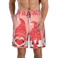 thumbnail image 1 of Salouo Gnomes Hold The Letters LOVE Pattern Swim Trunks for Men,Men's Hawaiian Bathing Suit Swimsuits Quick Dry Swimming Board Shorts Beach Shorts with Pockets-3X-Large, 1 of 6