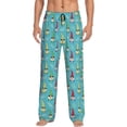 thumbnail image 1 of Salouo Gnomes Holding Fruits Print Pajama Pants for Men, Lounge Pants Elastic Waistband Casual Men's sleepwear Loungewear Sleep Pajama Pant -Small, 1 of 7