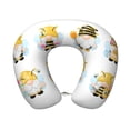 thumbnail image 1 of Salouo Gnomes Honey Bee for Memory Foam Travel Pillow,Versatile U-Shaped Pillows Memory Foam Cervical Neck Pillow Soft Washable Cover for Home Office Camping Travelling, 1 of 8