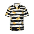 thumbnail image 1 of Salouo Gold Flamingo for Hawaiian Shirt for Men,Summer Beach Casual Short Sleeve Button Down Shirts Men's Regular-Fit Short-Sleeve Print Shirt -X-Large, 1 of 6