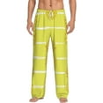 thumbnail image 1 of Salouo Gold Pineapple Print Pajama Pants for Men, Lounge Pants Elastic Waistband Casual Men's sleepwear Loungewear Sleep Pajama Pant -Small, 1 of 7