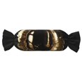 thumbnail image 1 of Salouo Golden Lips Modern Sculpture Pattern Cute Bolster Pillow,Cylindrical Pillow Long Pillow for Bed Round Side Pillow for Knee/Leg/Neck ,- Length 24.4" x 9.8" Diameter, 1 of 8