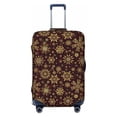 thumbnail image 1 of Salouo Golden Snowflakes Pattern Travel Dust-proof Suitcase Cover, Softside Suitcase Protector Luggage Cover Protector for 18-32inch ,Not Included Suitcase, 1 of 8