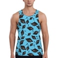 thumbnail image 1 of Salouo Graduation Hats2 for Men's Tank Tops,Sleeveless Muscle Shirts for Men Quick Dry Workout Tank Top Gym Muscle Tee Fitness Bodybuilding Sleeveless T Shirt-XX-Large, 1 of 7